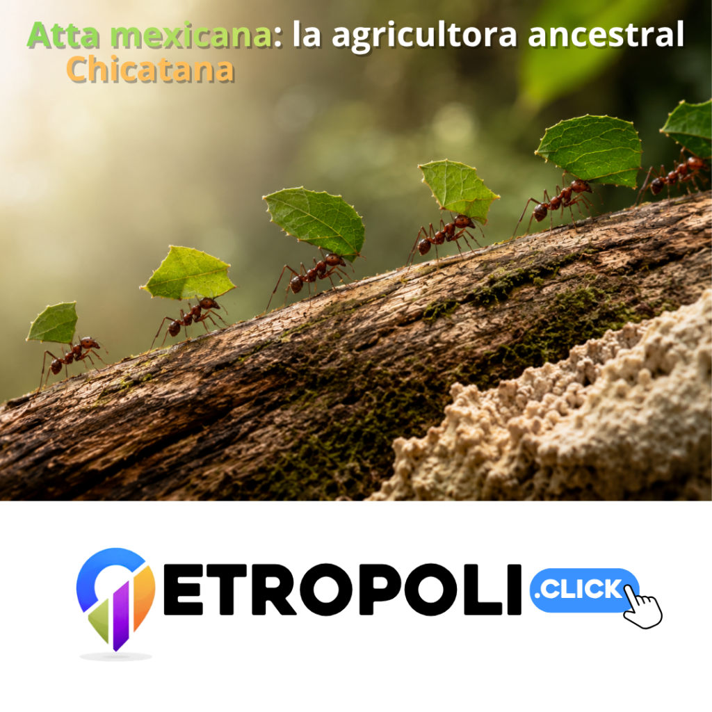 Hormiga Atta mexicana o Chicatana: la especie que aprendió agricultura millones de años antes que el ser humano Hormiga Atta mexicana o Chicatana: la especie que aprendió agricultura millones de años antes que el ser humano