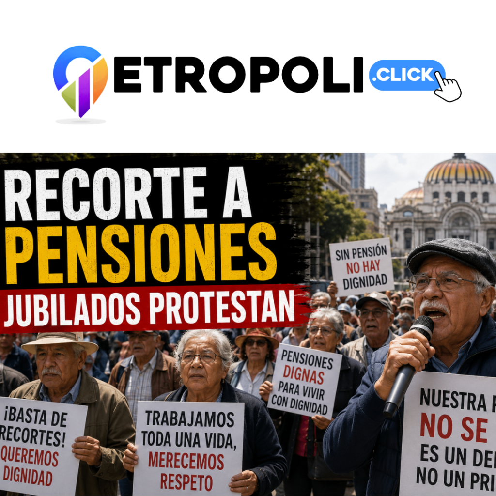Jubilados marchan contra recorte a pensiones: adultos mayores acusan que les arrebatan el sustento que ganaron con una vida de trabajo