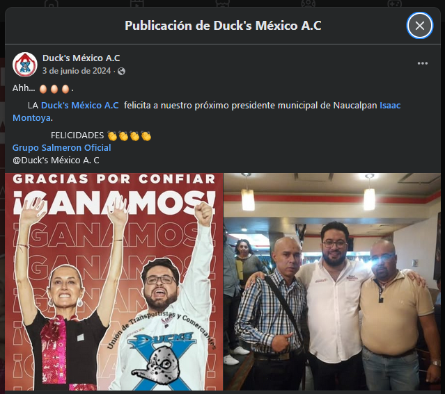 Felicitacion a Isaac Montoya