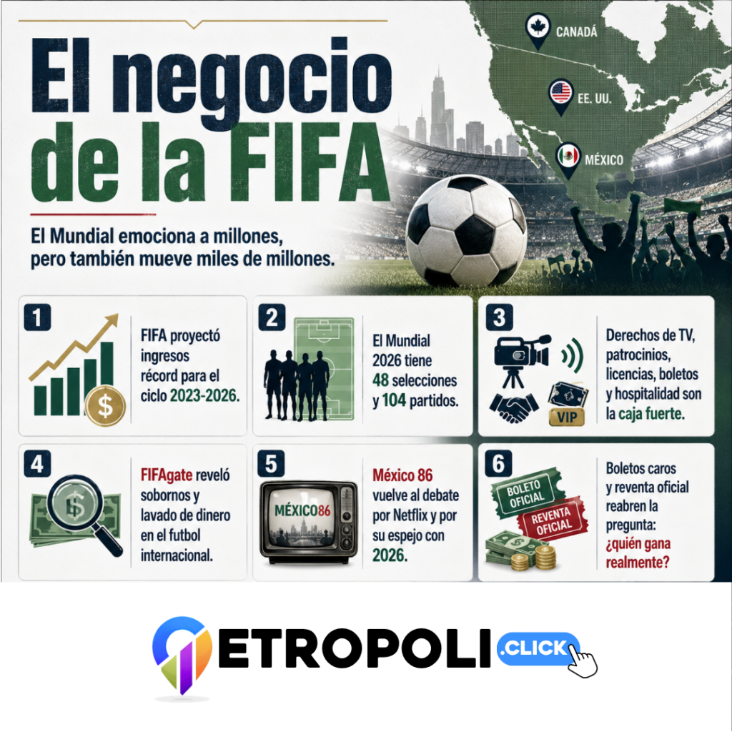infografia El negocio de la FIFA