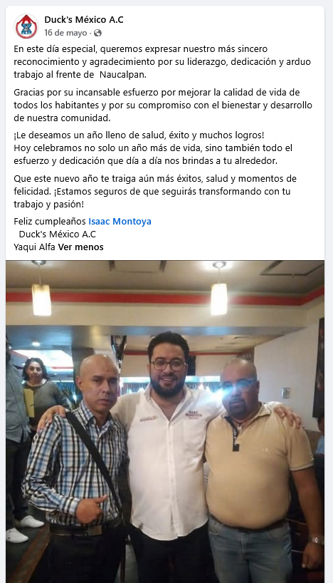 publicacion cumpleanos de isaac montoya 1