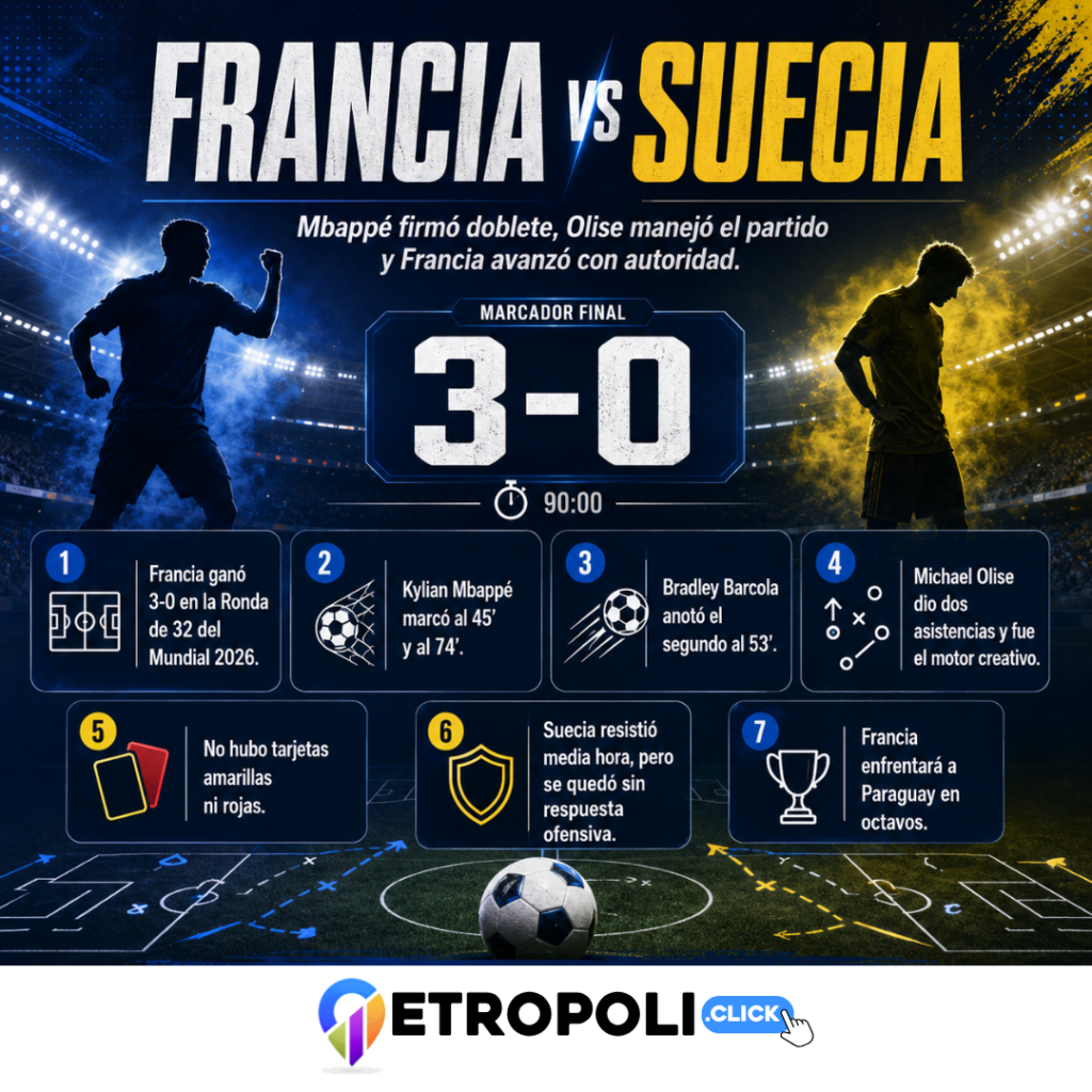 Francia vs Suecia: análisis del 3-0 que mete miedo ⚽ 1 Infografia Francia vs Suecia: análisis del 3-0 que mete miedo ⚽