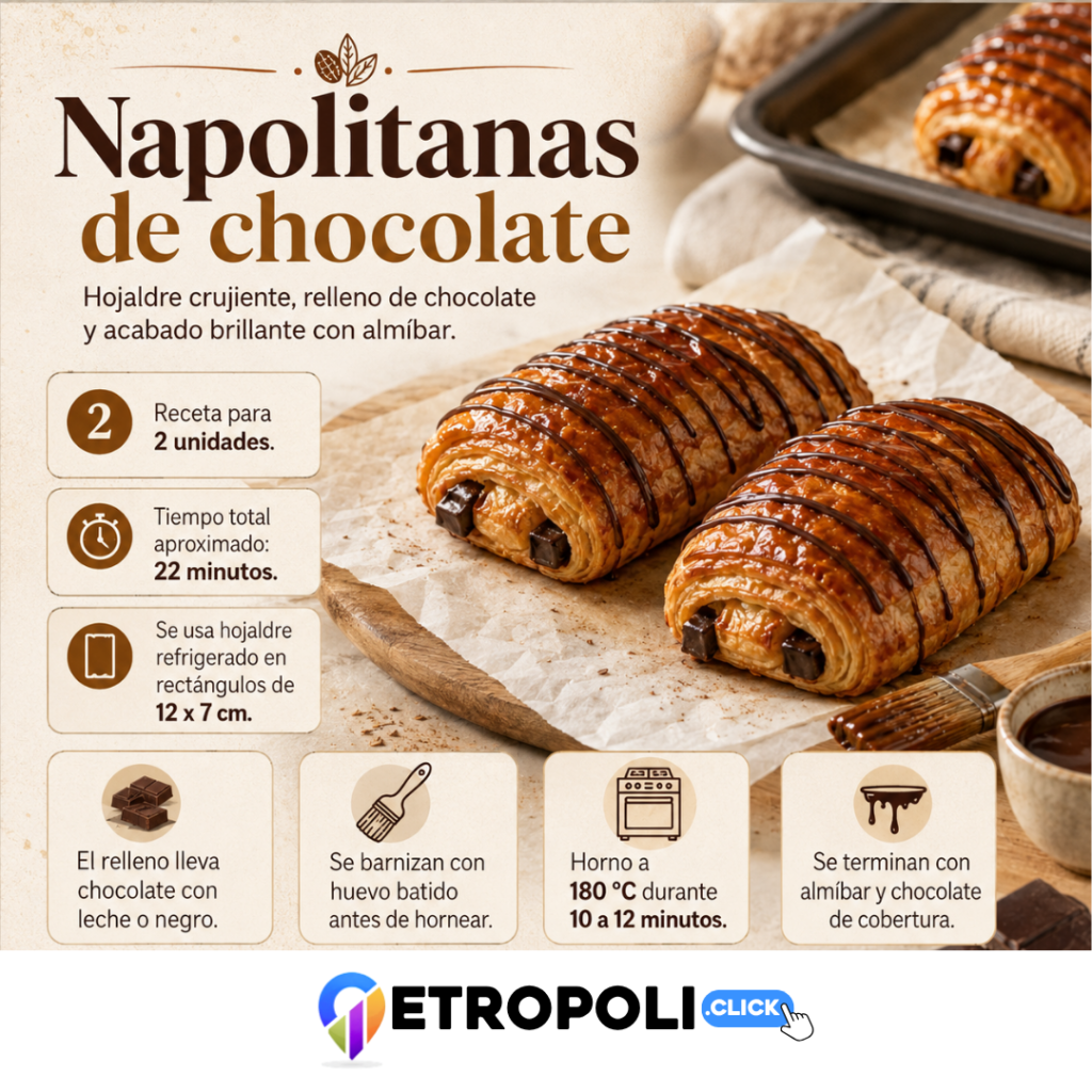 Infografia Napolitana de chocolate