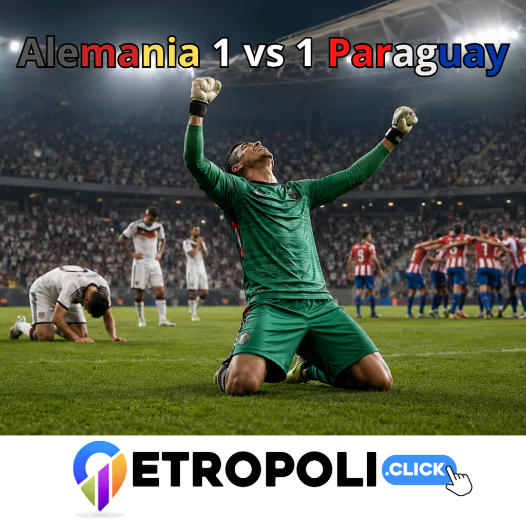 Portada Alemania vs Paraguay