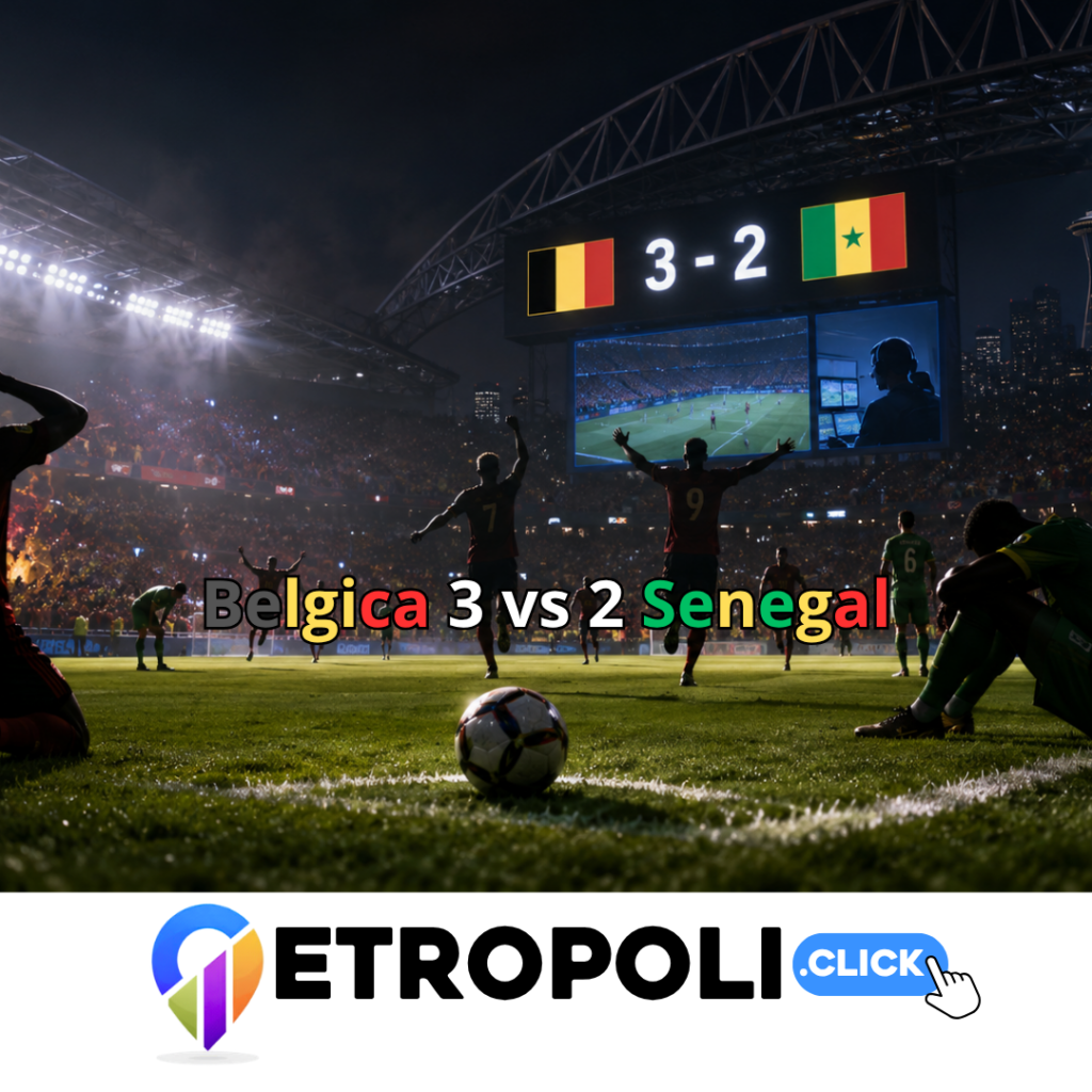 Portada Bélgica vs Senegal: análisis del 3-2 que cambió todo en el Mundial 2026 ⚽