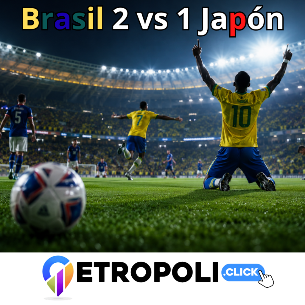 Portada Brasil vs Japon