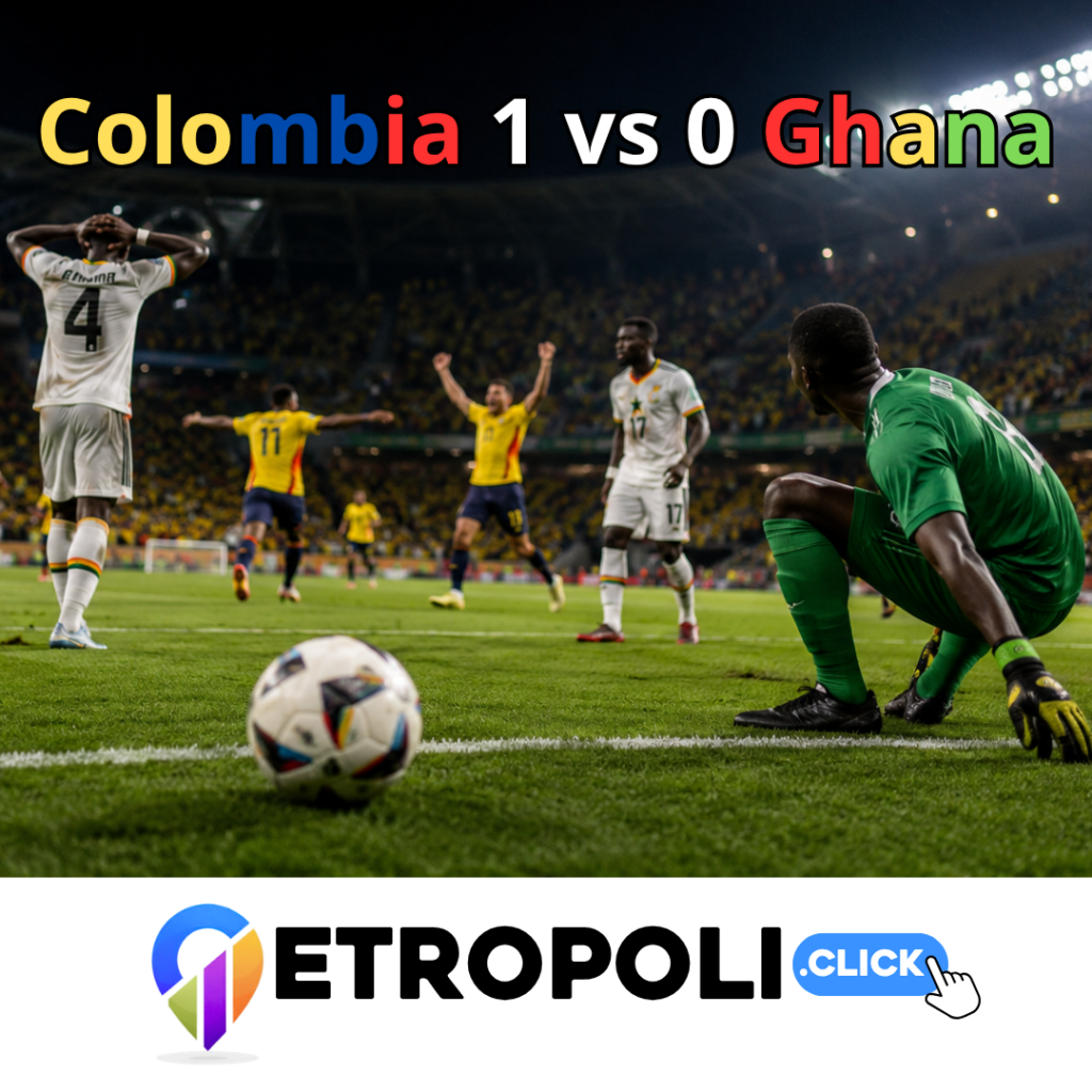 Portada Colombia vs Ghana: análisis del 1-0 del Mundial 2026 ⚽