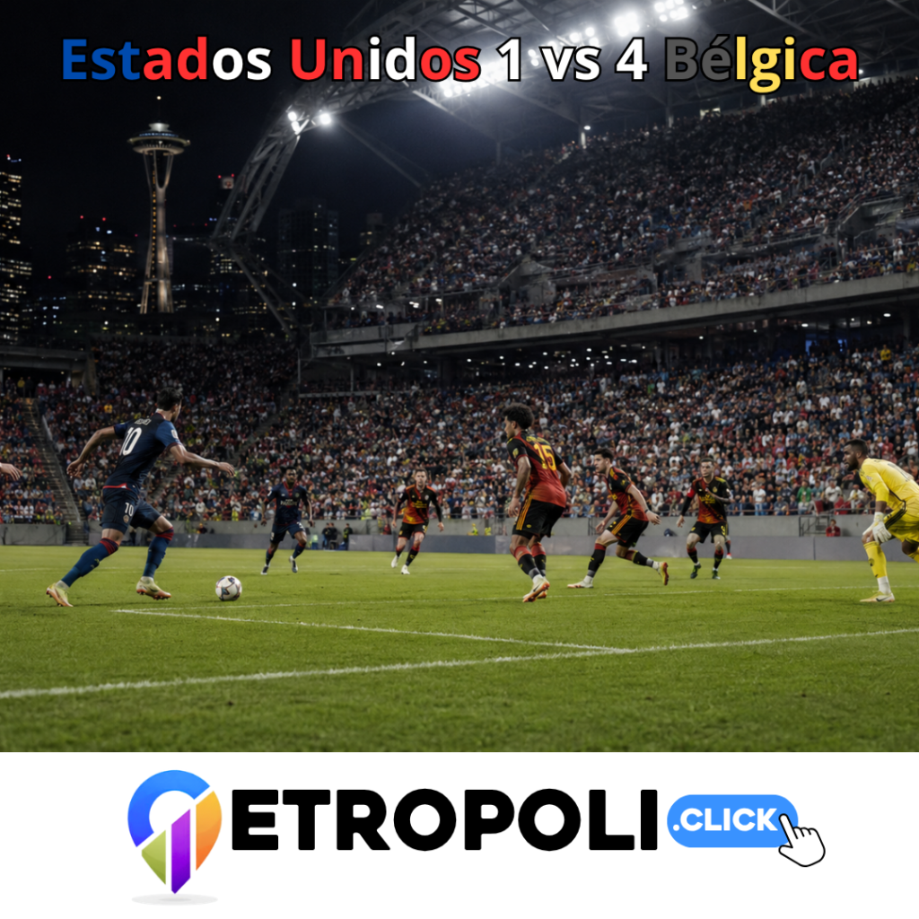 Portada Estados Unidos vs Bélgica: análisis del 1-4 ⚽