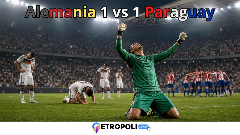 Alemania vs Paraguay: análisis del batacazo en penales ⚽
