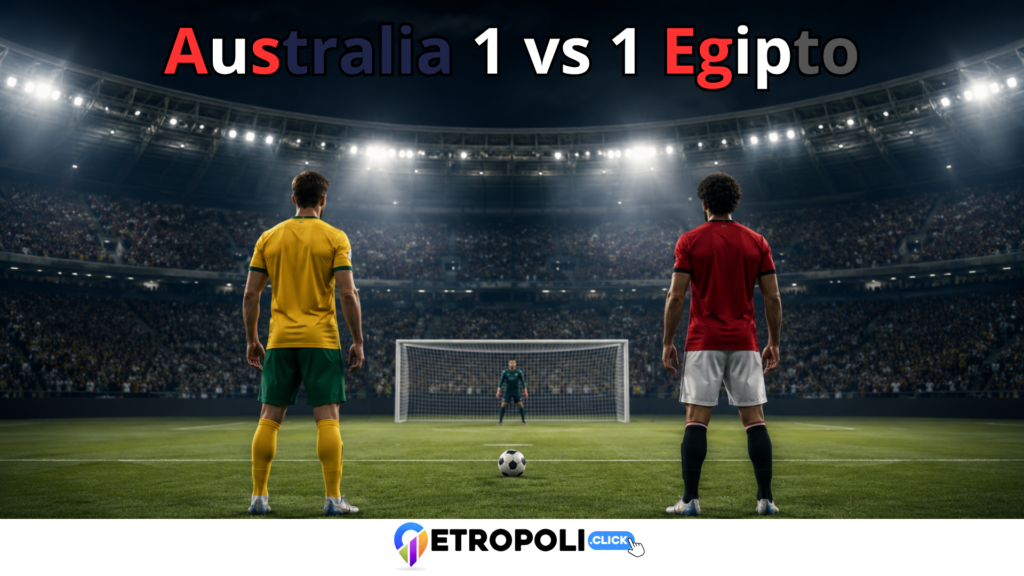 Australia vs Egipto: análisis del 1-1 y triunfo egipcio en penales en el Mundial 2026 ⚽