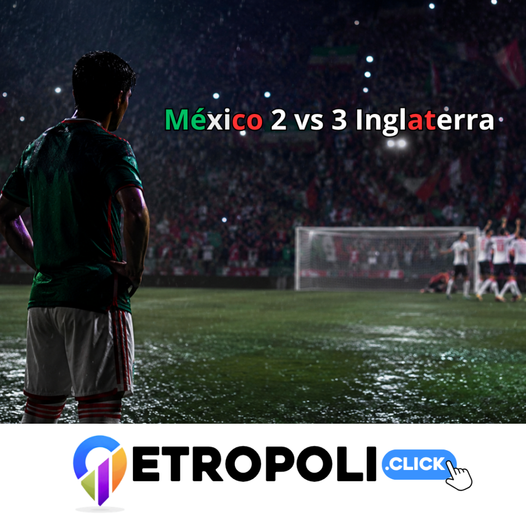 Portada México vs Inglaterra: análisis del 2-3 que apagó el “¿y si sí?” en el Azteca ⚽🇲🇽  México queda eliminado del Mundial