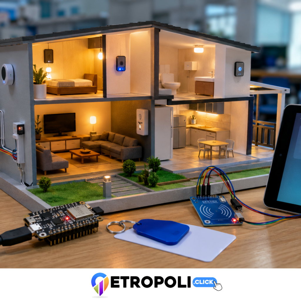 Casa inteligente con IoT y RFID: estudiantes de San Luis Potosí compiten con proyecto de vivienda segura 🏠🤖