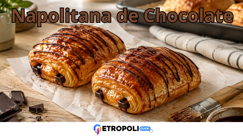 Napolitana de chocolate casera: receta fácil 🍫