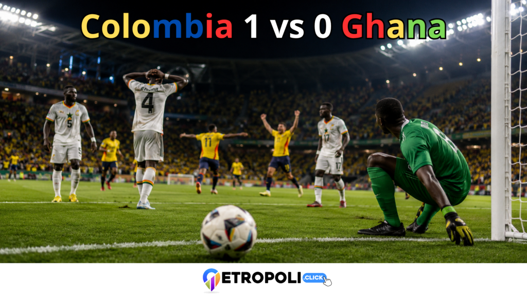 Colombia vs Ghana: análisis del 1-0 del Mundial 2026 ⚽