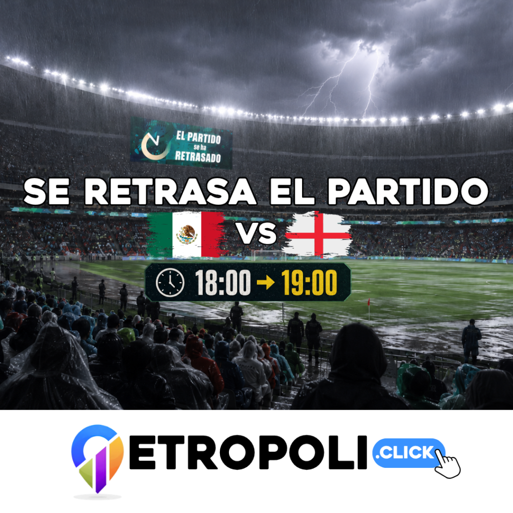 Portada se retrasa el partido mexico vs inglaterra