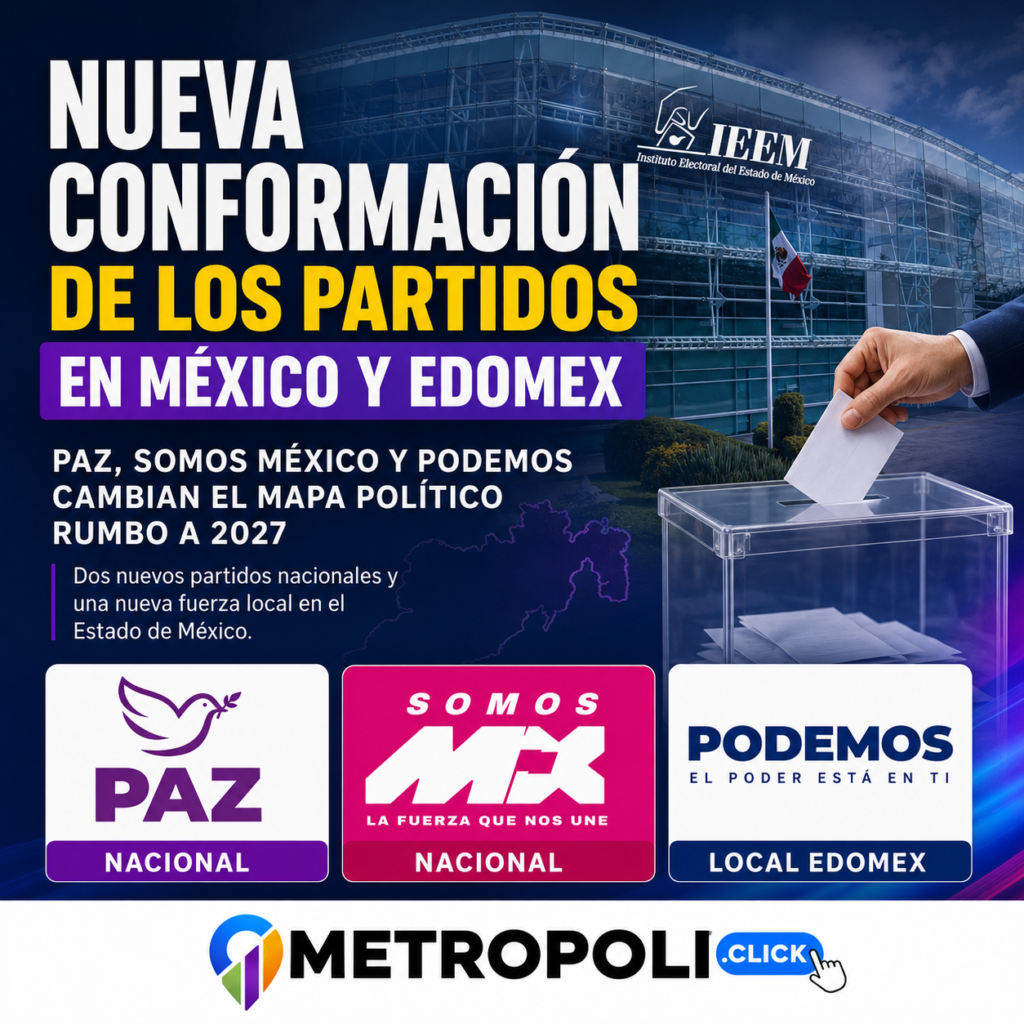 PAZ, Somos México y Podemos cambian el mapa político: quiénes están detrás y cuánto dinero público recibirán 1 Portada PAZ, Somos México y Podemos cambian el mapa político: quiénes están detrás y cuánto dinero público recibirán