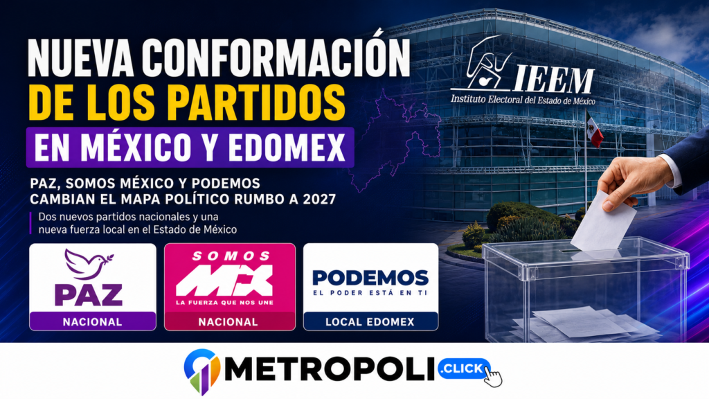 PAZ, Somos México y Podemos cambian el mapa político: quiénes están detrás y cuánto dinero público recibirán