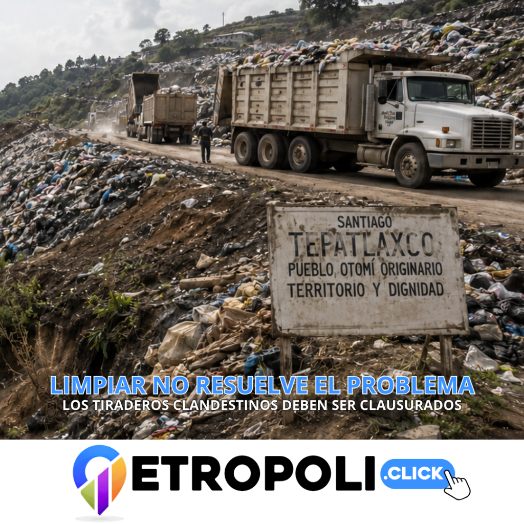 Portada El negocio de la basura en Naucalpan: Tepatlaxco, pueblo otomí originario usado como basurero metropolitano