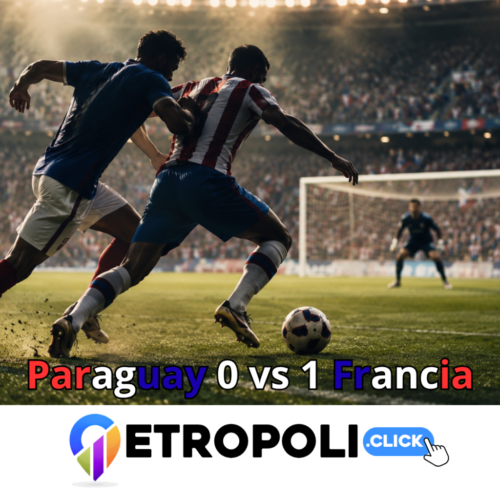 portada Paraguay vs Francia: análisis del 0-1 que sufrió Francia ⚽