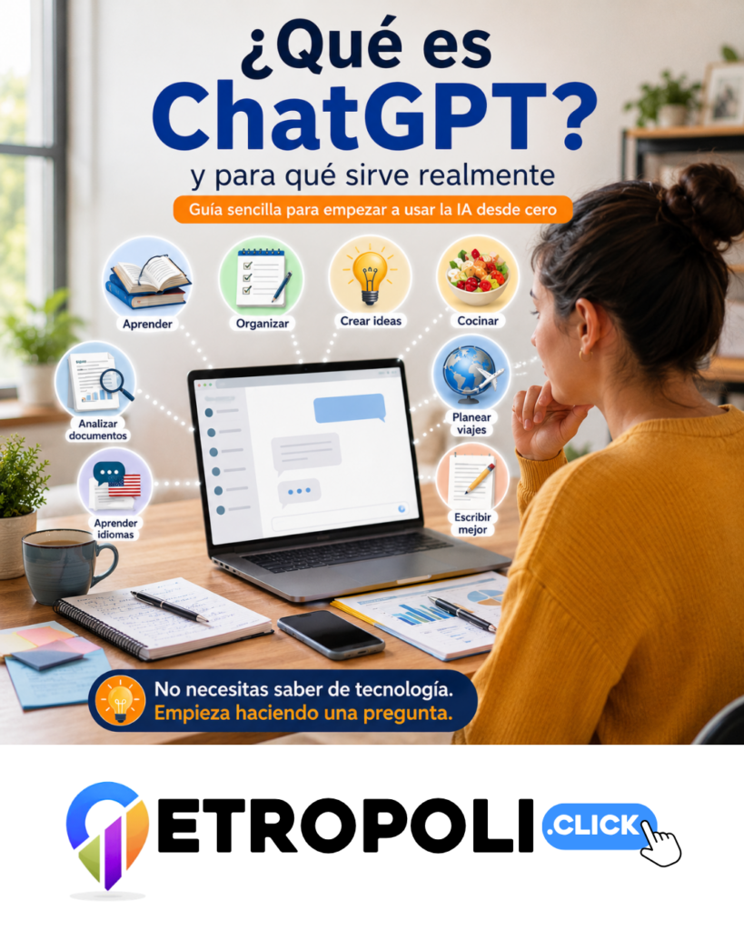 ¿Qué es ChatGPT y para qué sirve realmente? 🤖 Guía fácil 2 Portada ¿Qué es ChatGPT y para qué sirve realmente? 🤖 Guía fácil
