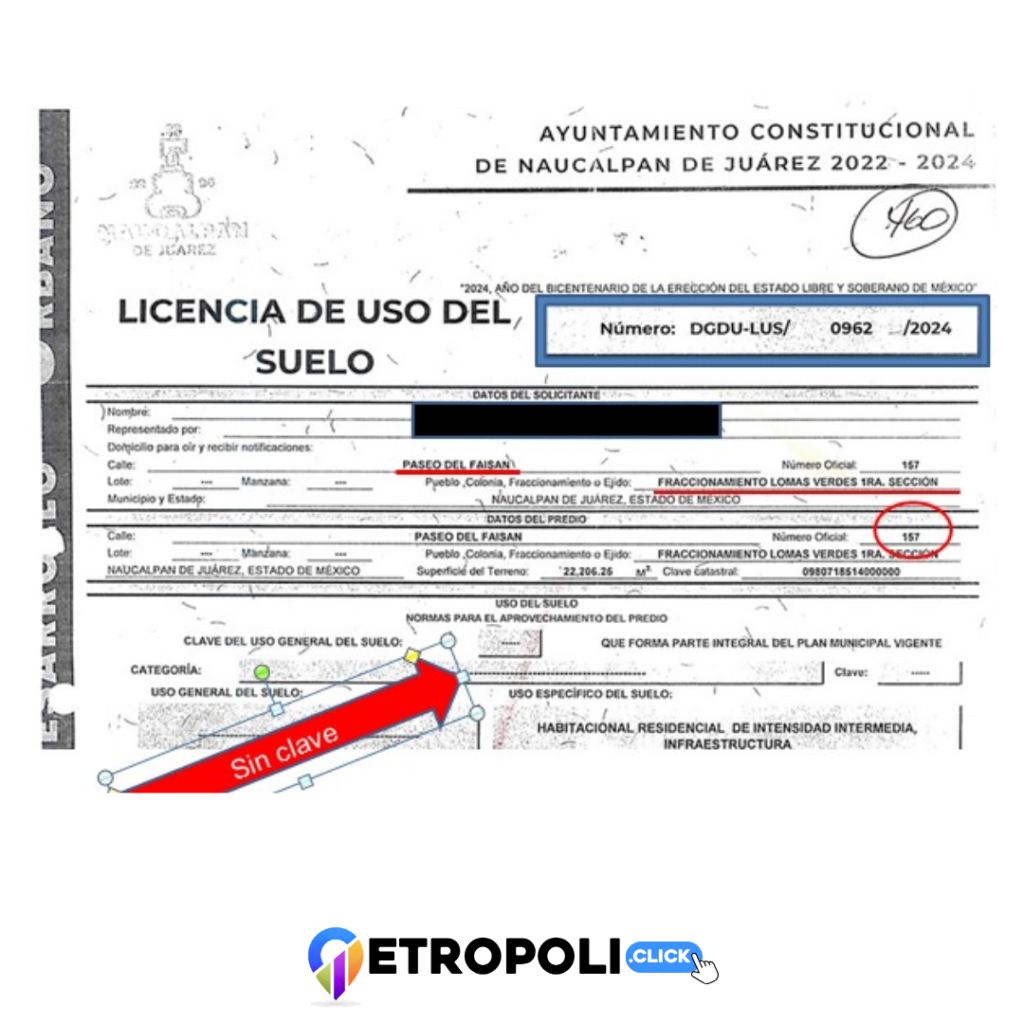 Licencia de Uso de Suelo revalidada durante la administración de Angélica Moya (PAN)