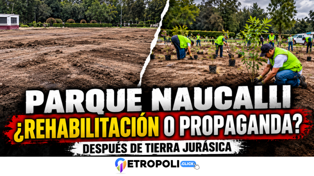 De la devastación a la propaganda ambiental: el Gobierno de Naucalpan presume la rehabilitación de la zona afectada por Tierra Jurásica